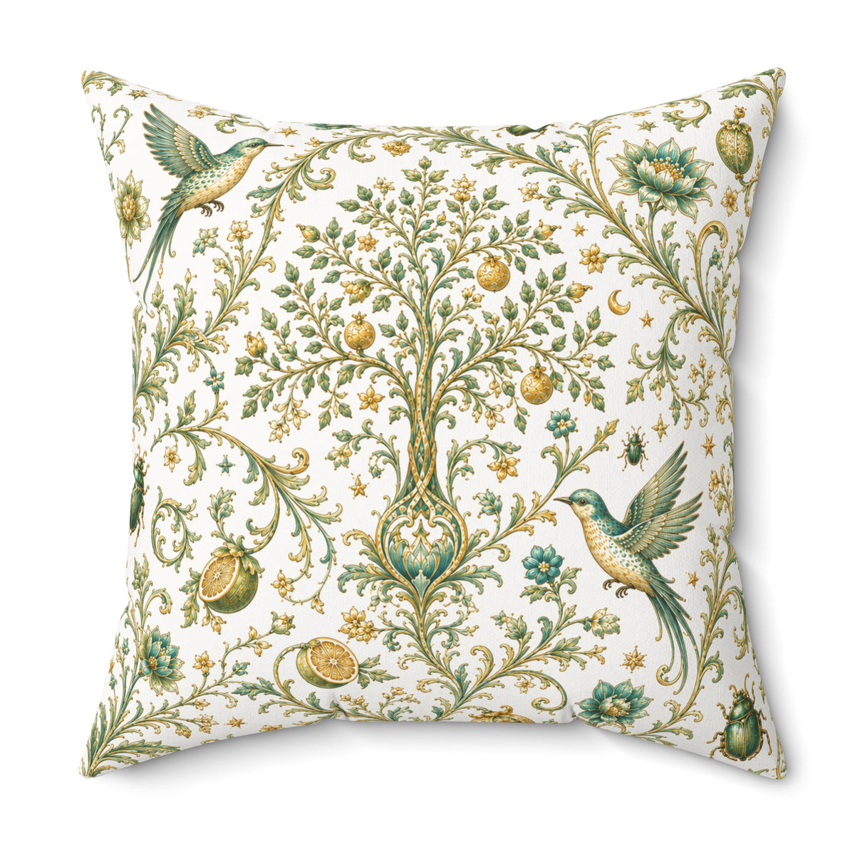 Sacred Canopy Moon Milk Decorative Pillow