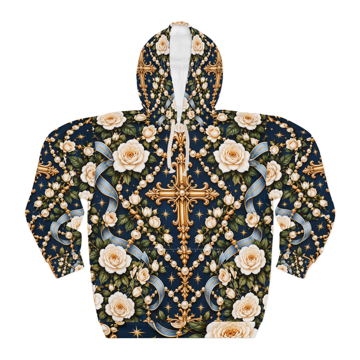 Rosary of Light Sapphire Pullover Hoodie