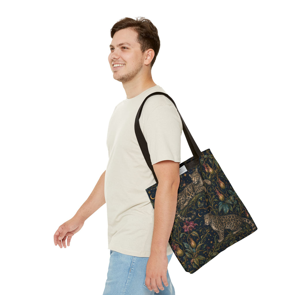 Cloud Leopard Reverie Nocturne Tote Bag