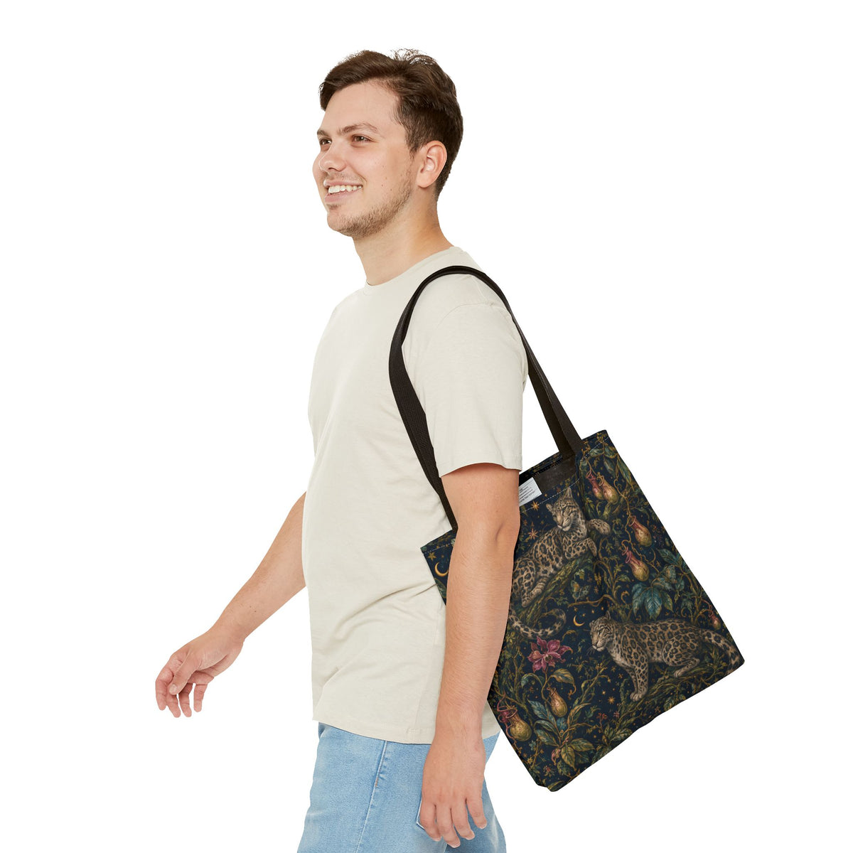 Cloud Leopard Reverie Nocturne Tote Bag