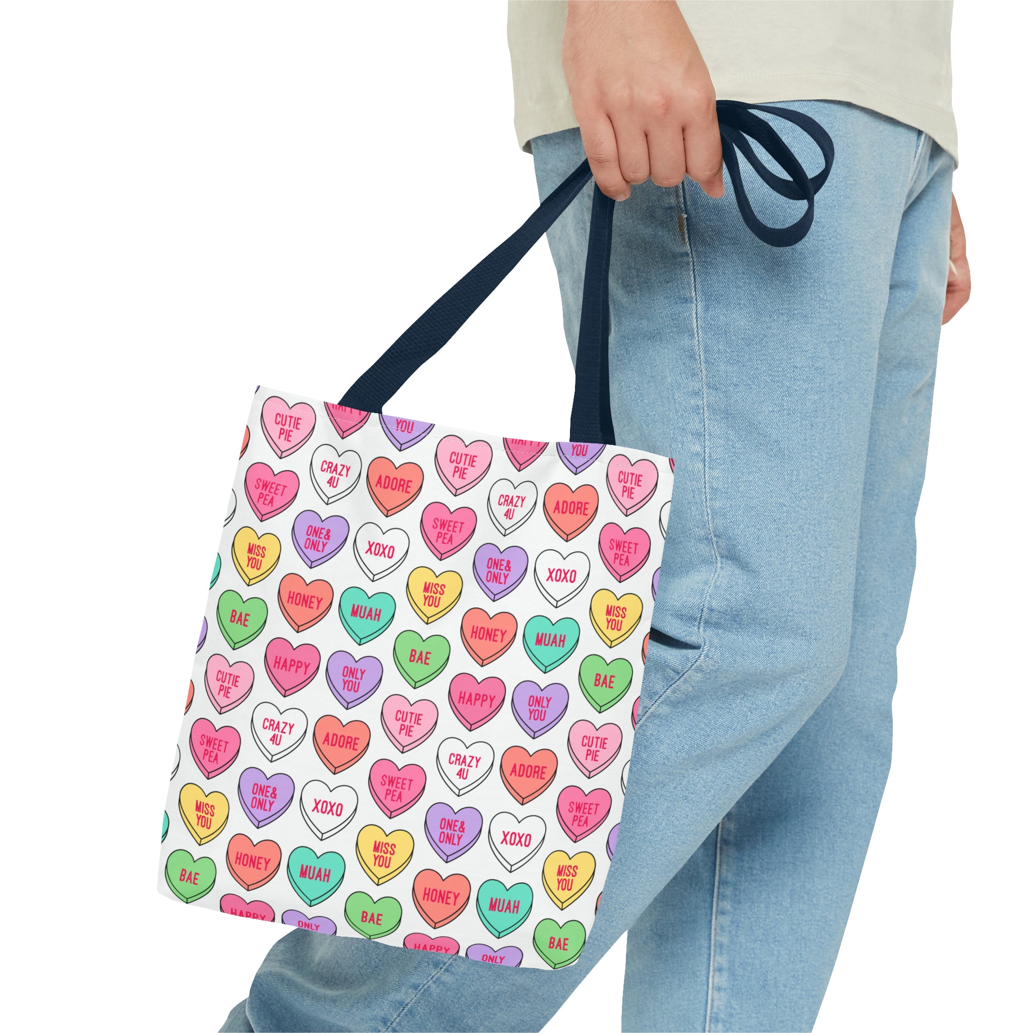 Candy Heart Tote Bag