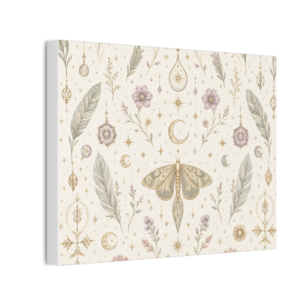 Talisman Moonlight Moon Milk Stretched Canvas
