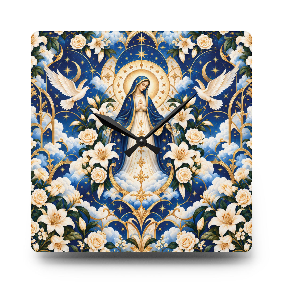 Marian Radiance Marian Blue Acrylic Wall Clock