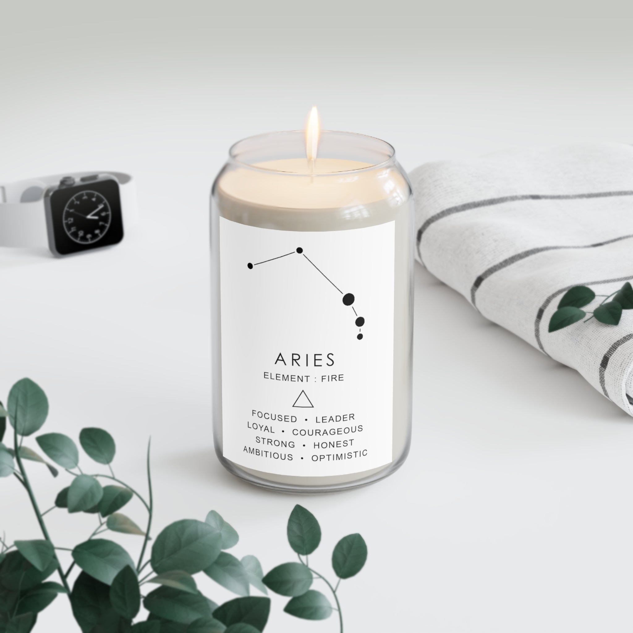 Aries Zodiac Luxe Candle