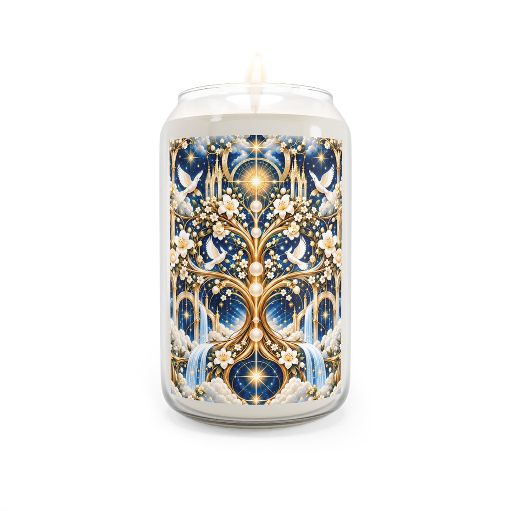 Tree of Heaven Celestial Blue Luxe Candle