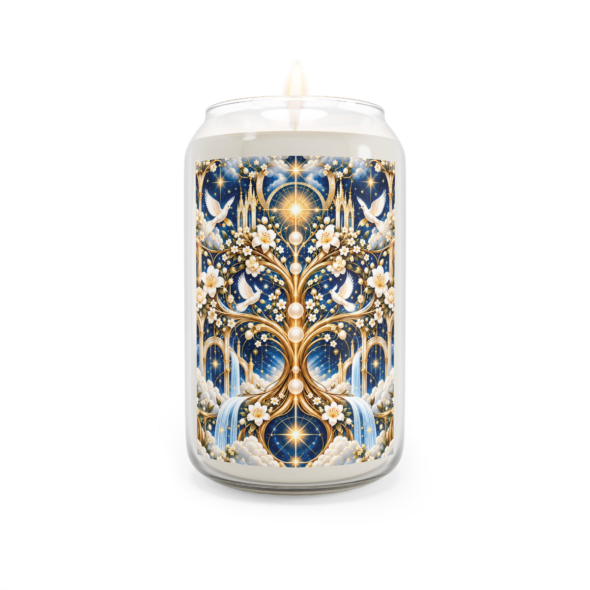 Tree of Heaven Celestial Blue Luxe Candle
