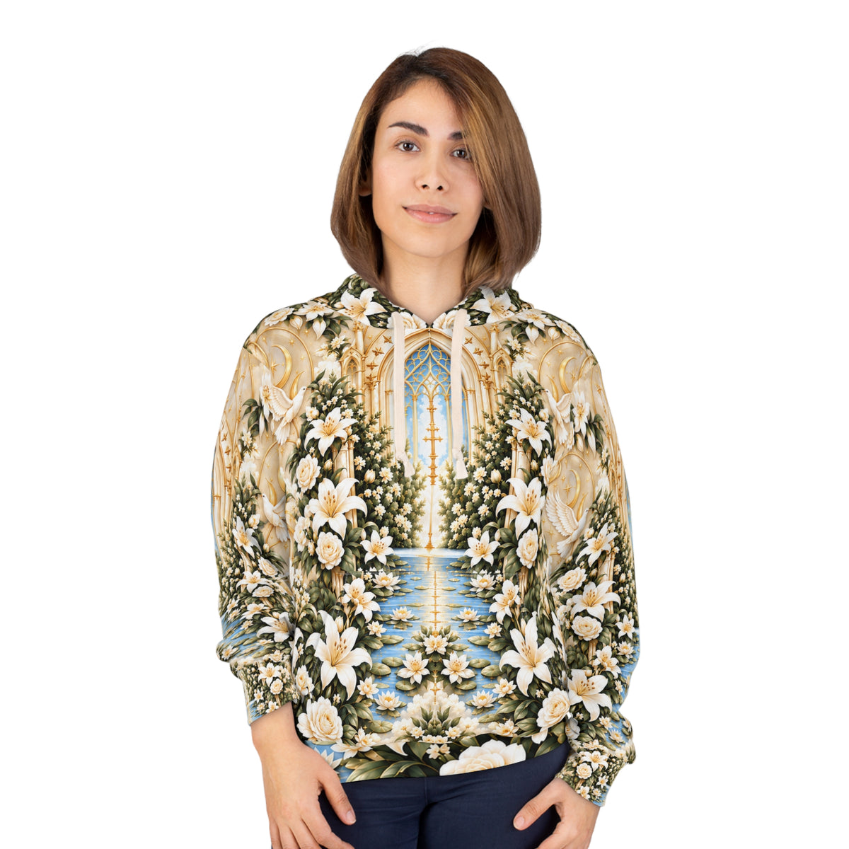 Immaculate Garden Champagne Pullover Hoodie