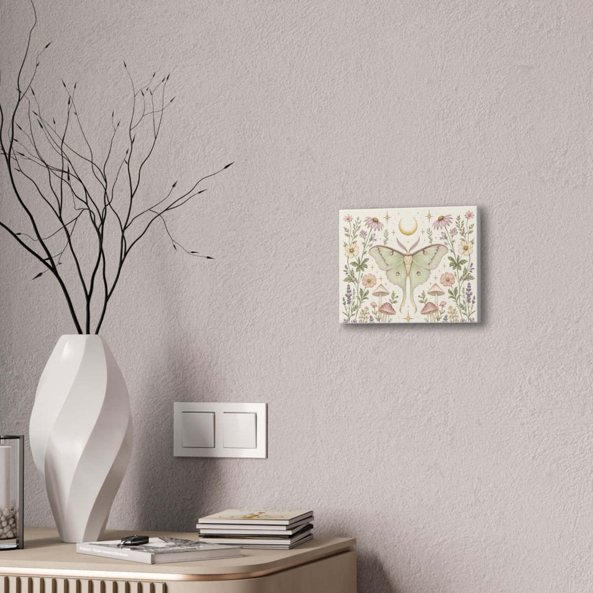 Luna Apothecary Moon Milk Stretched Canvas