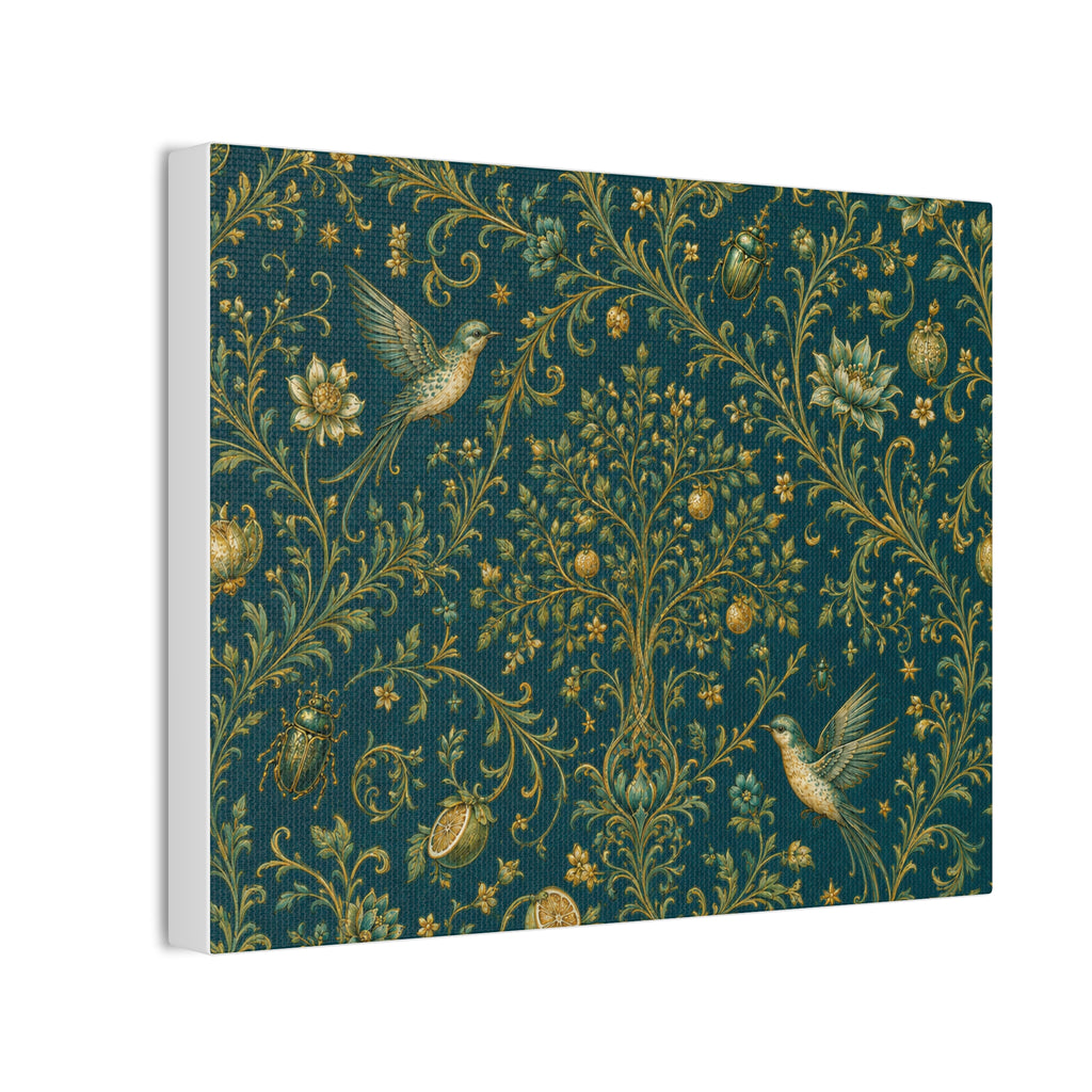 Sacred Canopy Verdigris Stretched Canvas