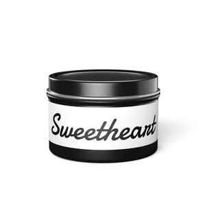 Sweetheart Tin Candle