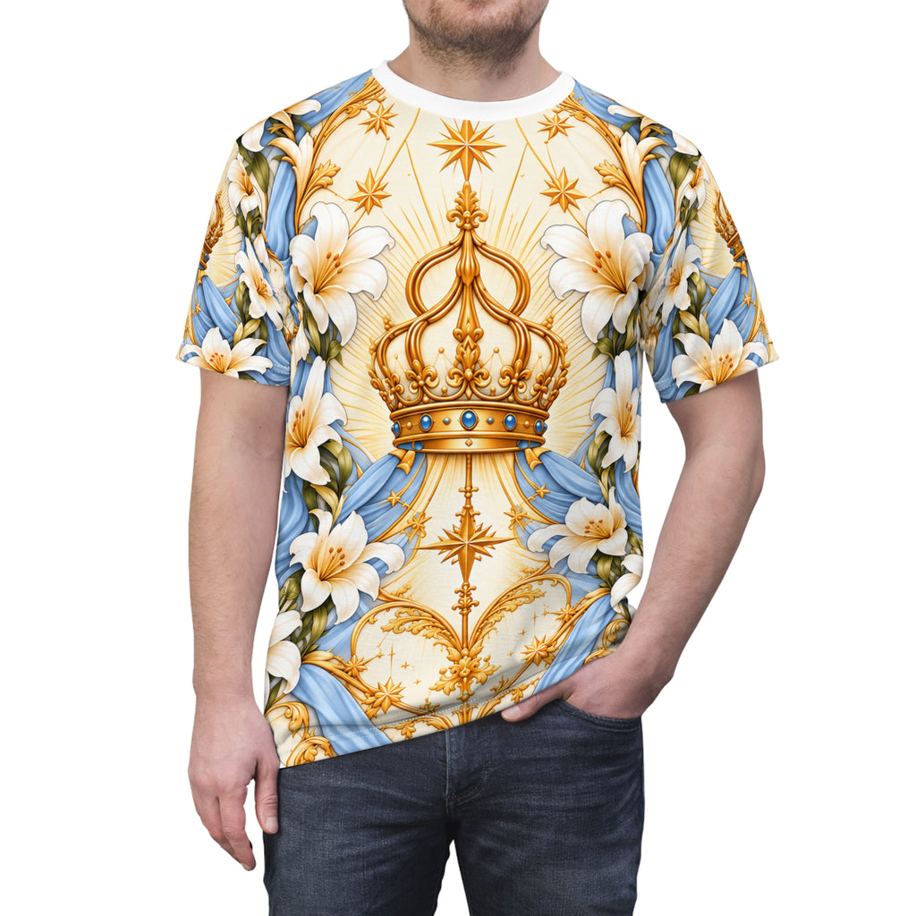 Queen of Heaven Ivory Gold All-over-print T-Shirt