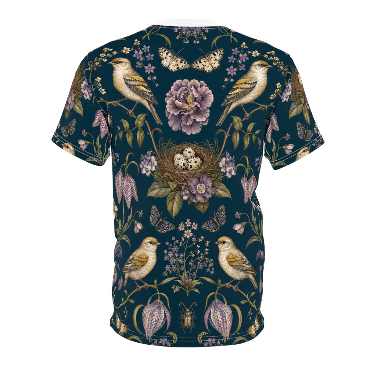 Botanical Bird's Nest Nocturne T-Shirt