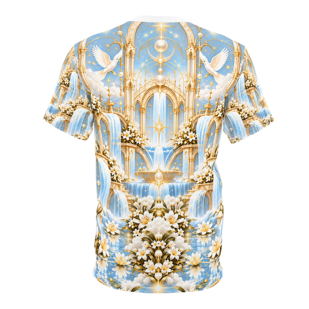 Living Waters Sanctuary Moonstone Ivory All-over-print T-Shirt
