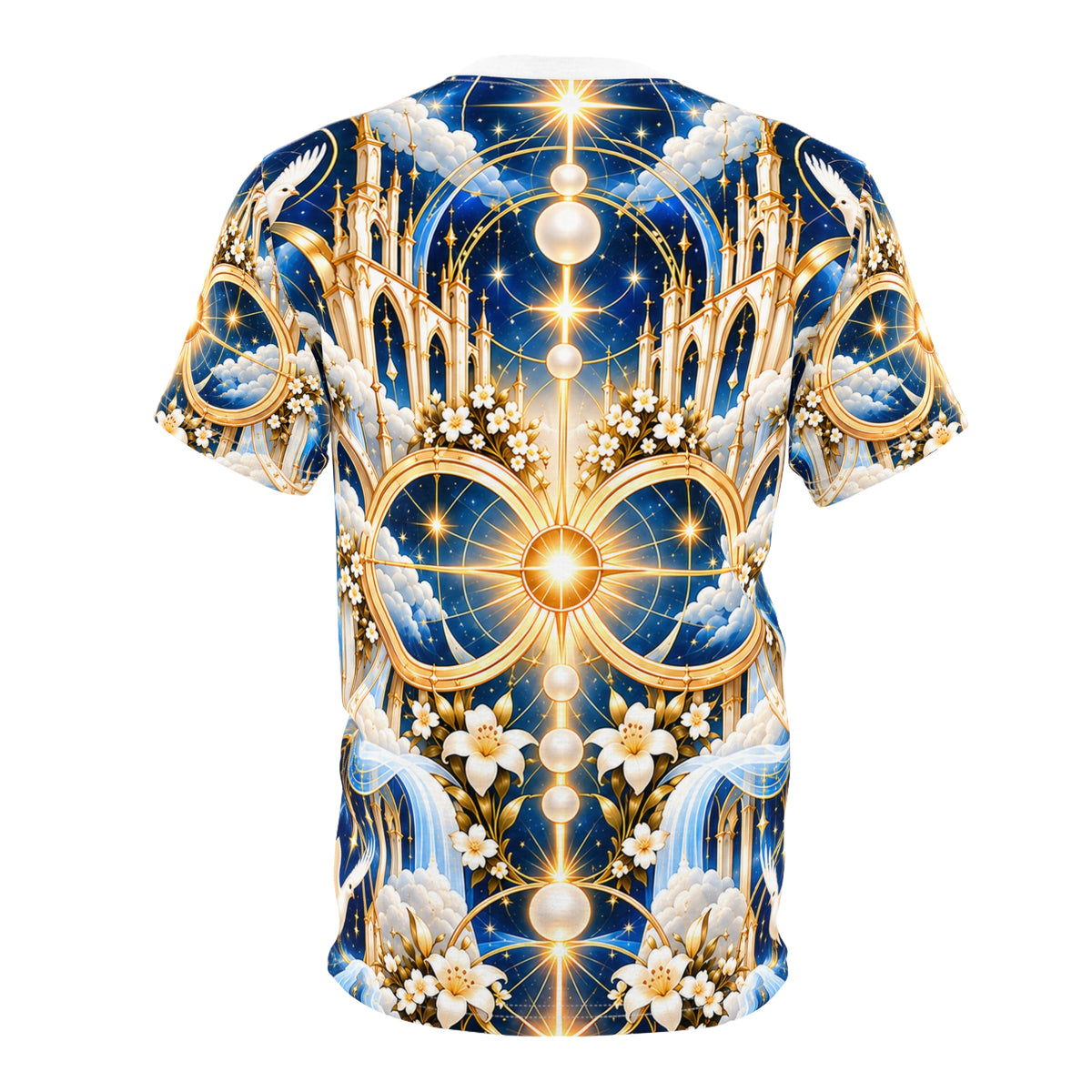 Cathedral of Light Celestial Blue All-over-print T-Shirt