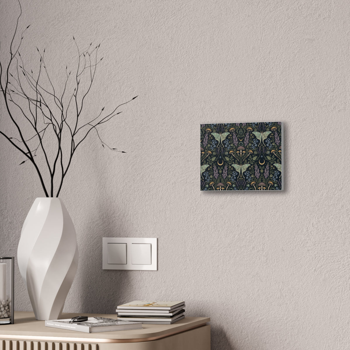 Luna Apothecary Verdigris Stretched Canvas