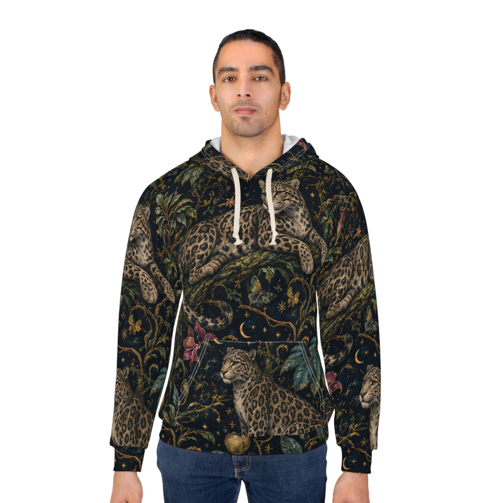 Cloud Leopard Reverie Nocturne Pullover Hoodie