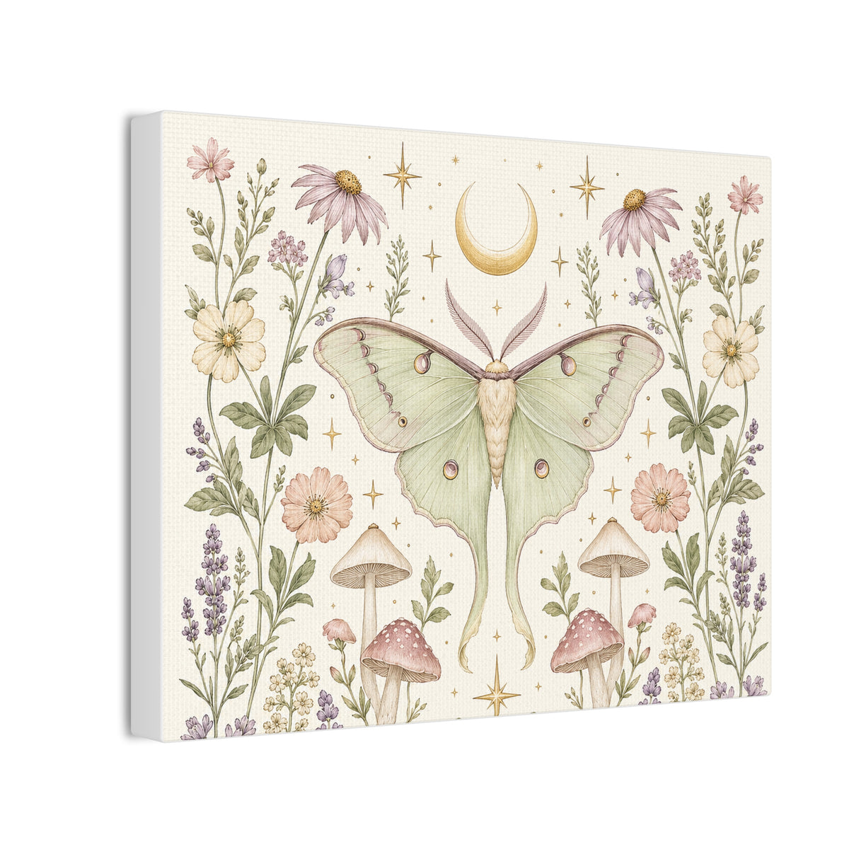 Luna Apothecary Moon Milk Stretched Canvas