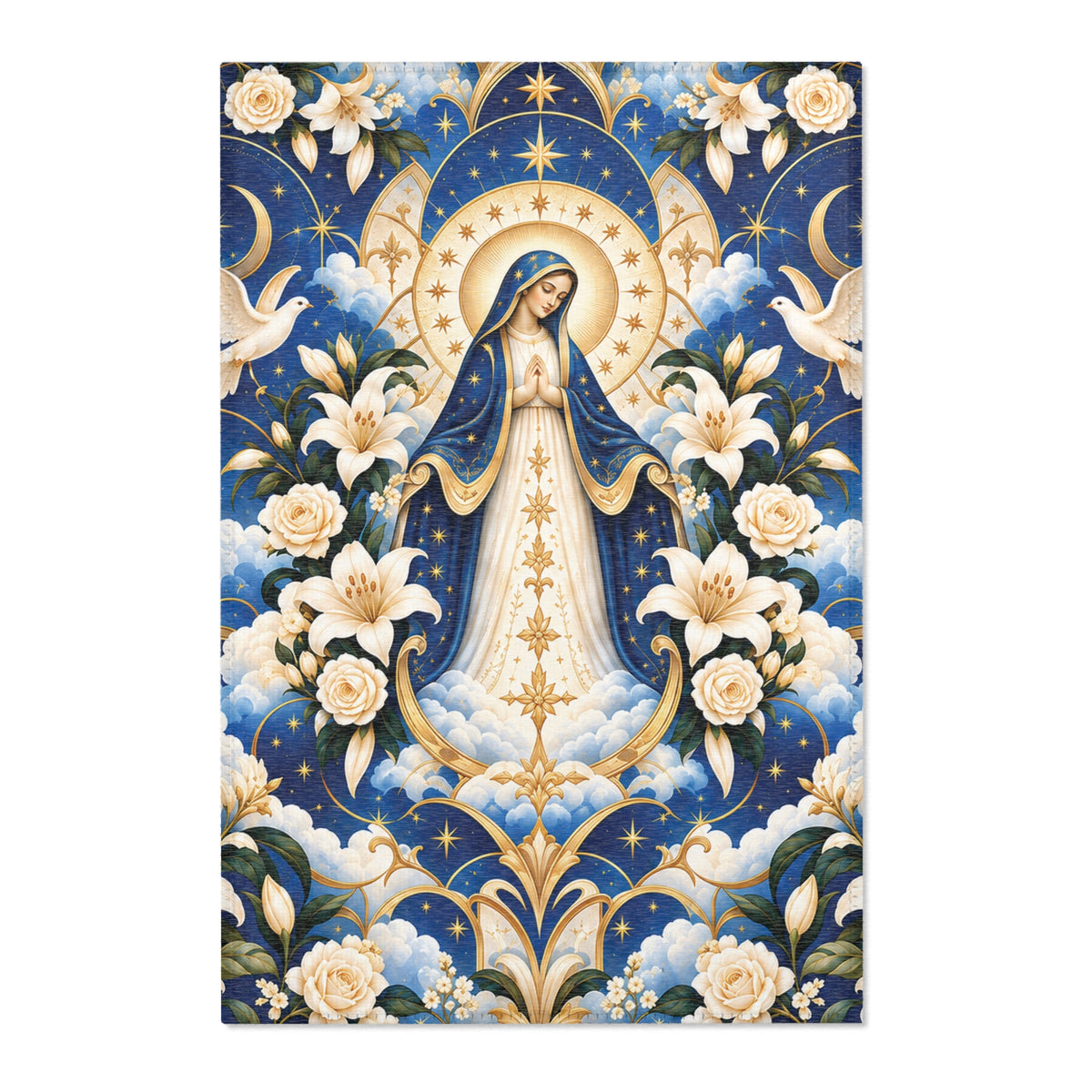 Marian Radiance Marian Blue Single Mary Area Rug