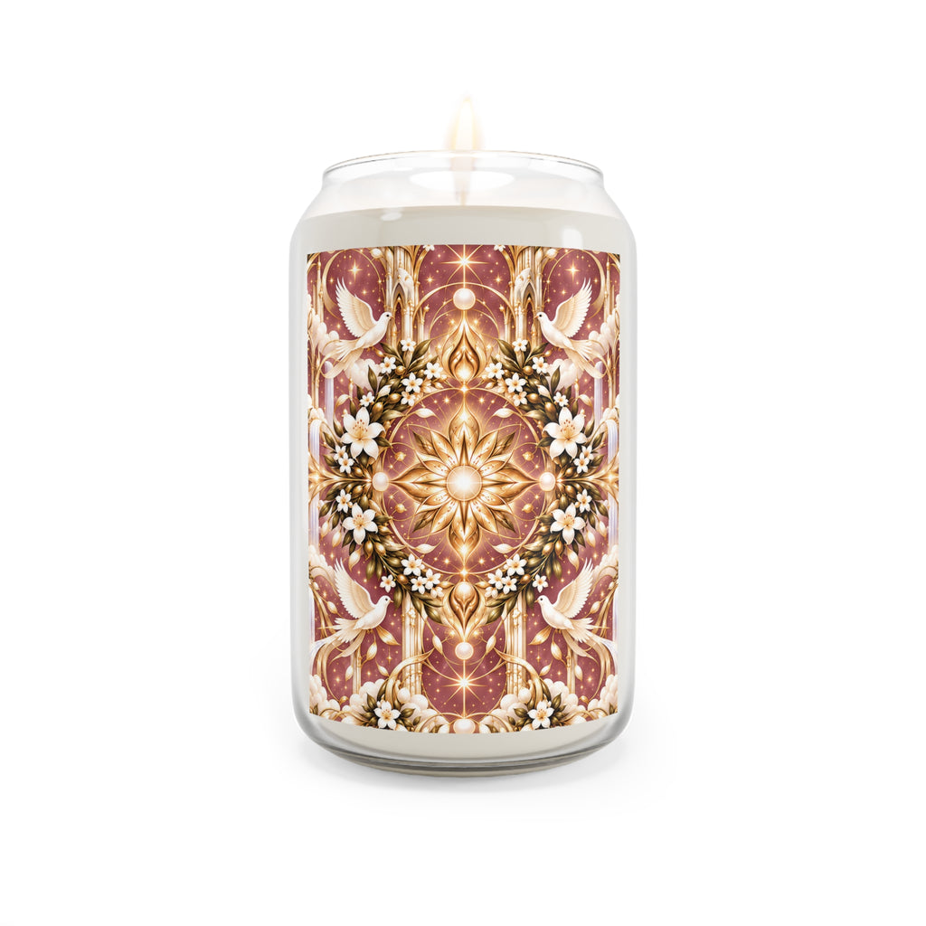 Divine Light Mandala Rose Dawn Luxe Candle