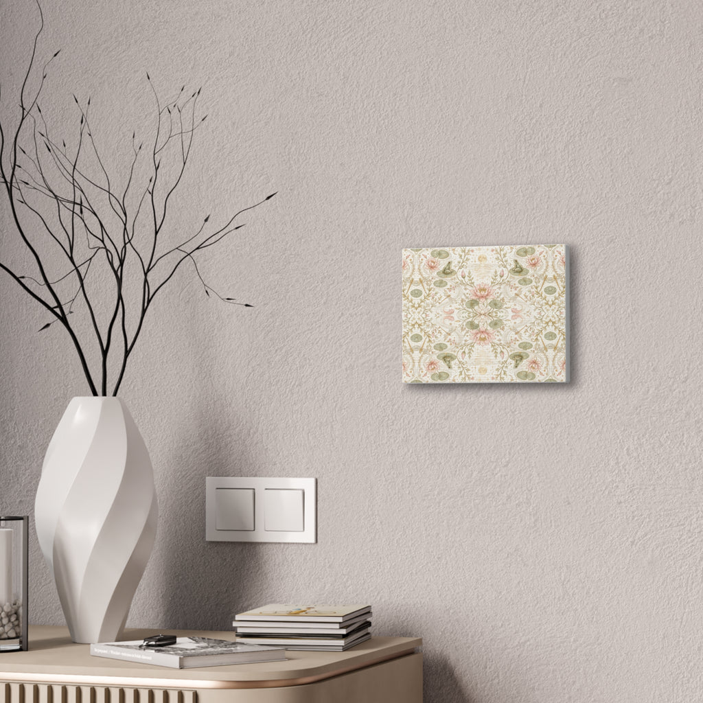 Nymphaea Nocturne Moon Milk Stretched Canvas