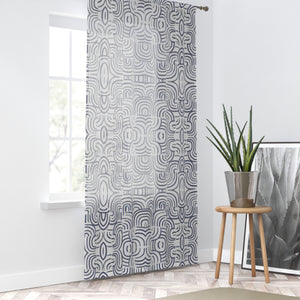 Abstract Geometric Window Curtain