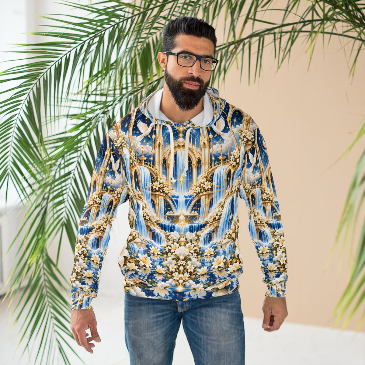 Living Waters Sanctuary Celestial Blue Pullover Hoodie