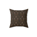 Serpent Conservatory Bronze Nocturne Decorative Pillow