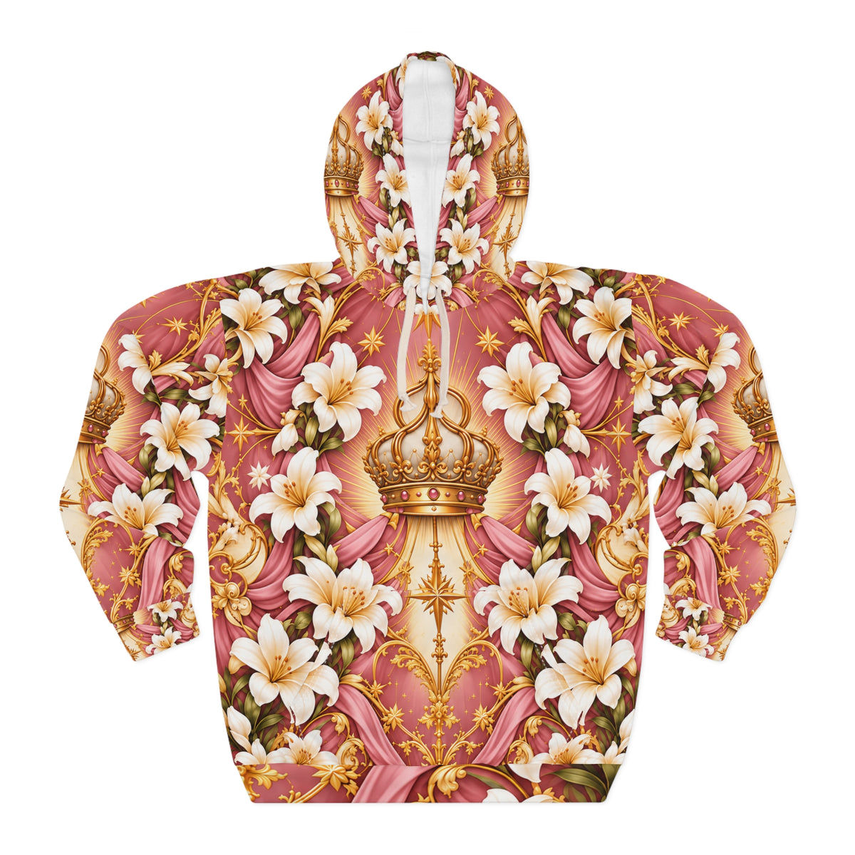 Queen of Heaven Dusty Rose Pullover Hoodie