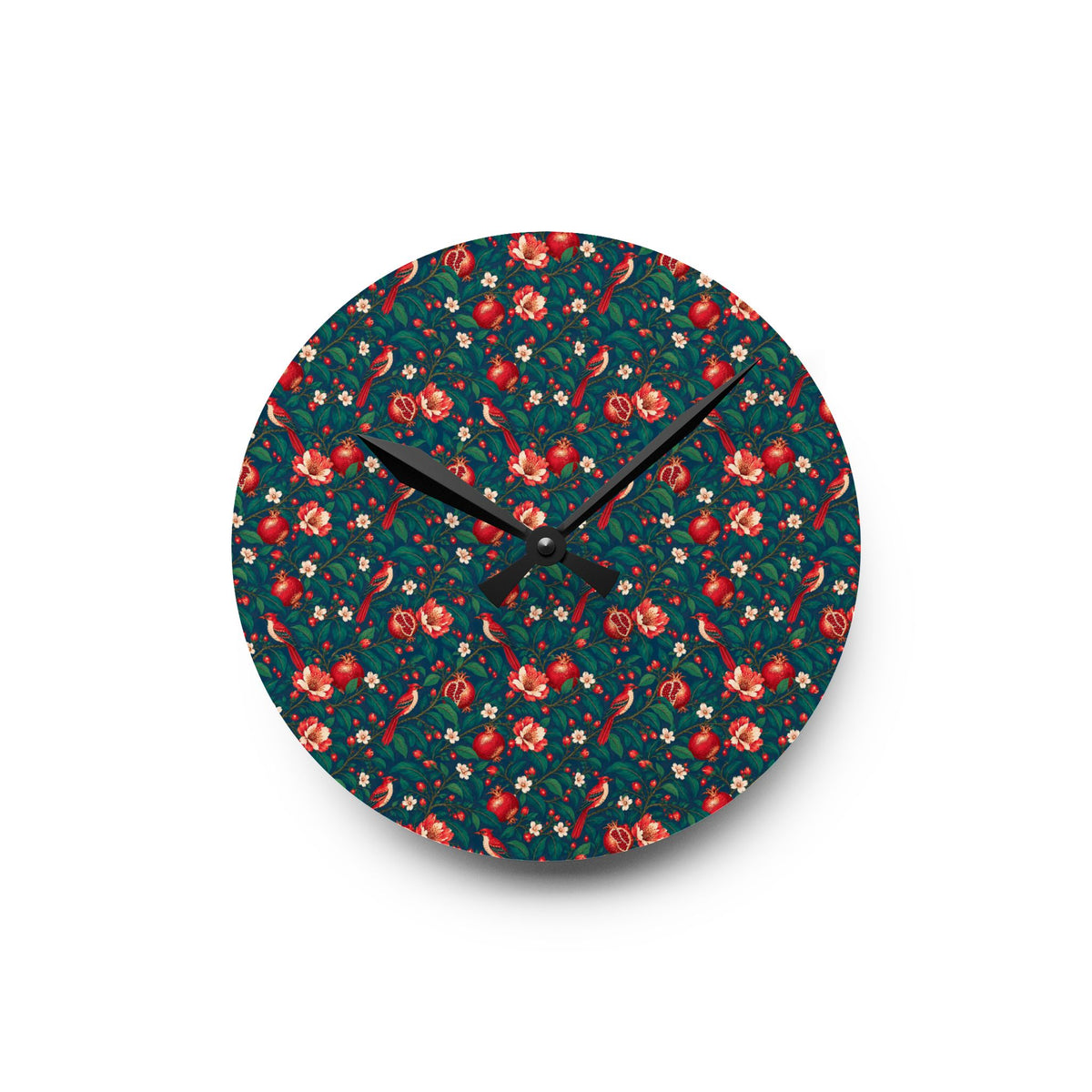 Gilded Orchard Blue Hour Acrylic Wall Clock