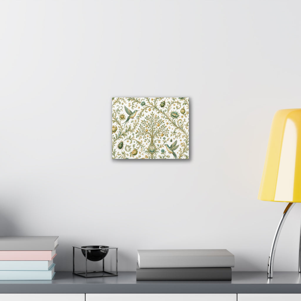Sacred Canopy Moon Milk Stretched Canvas