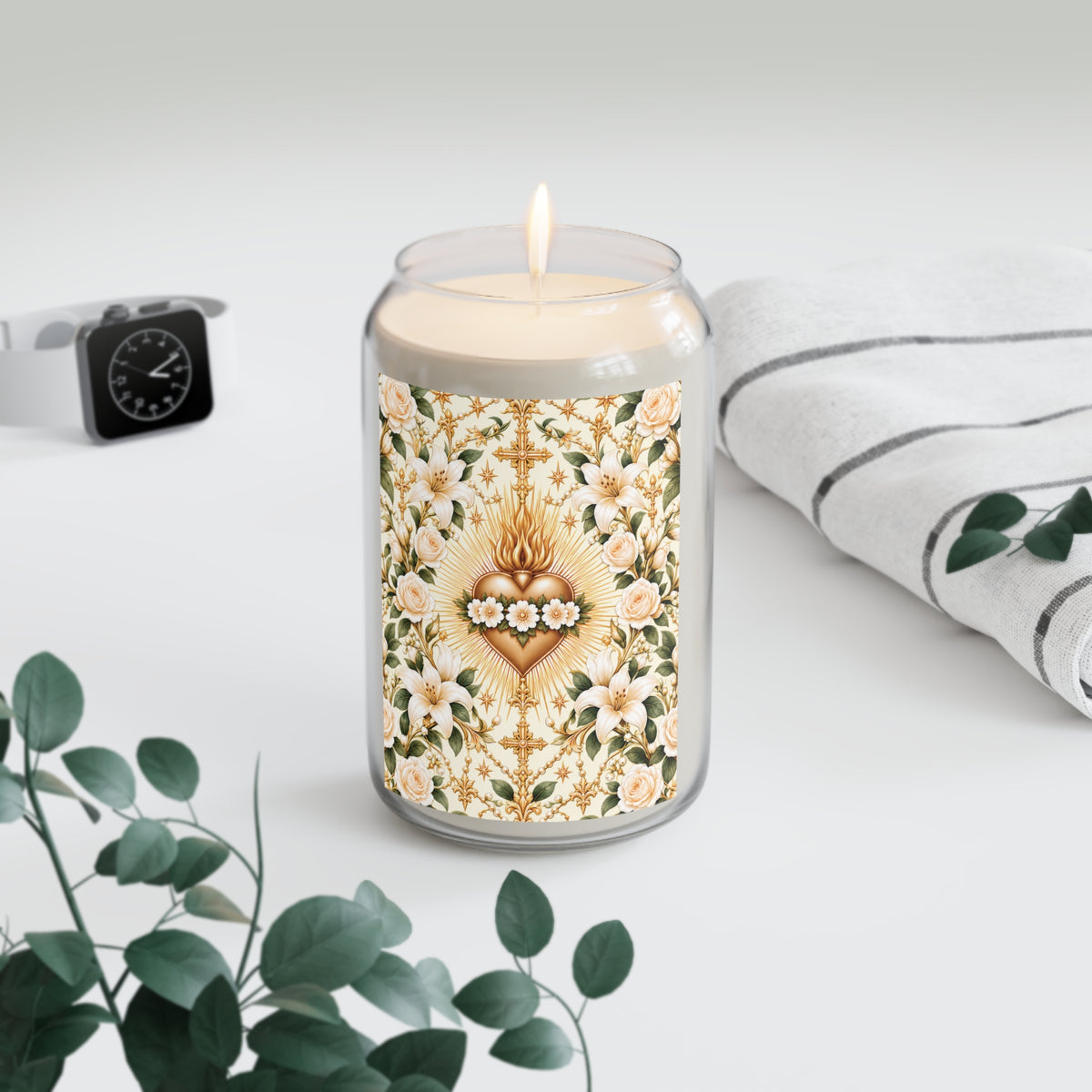 Immaculate Heart Ivory Luxe Candle