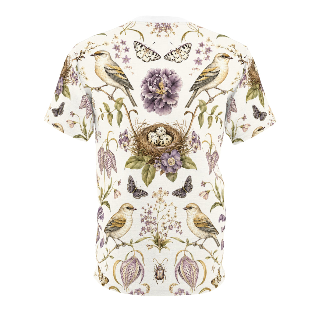 Botanical Bird's Nest Moon Milk T-Shirt
