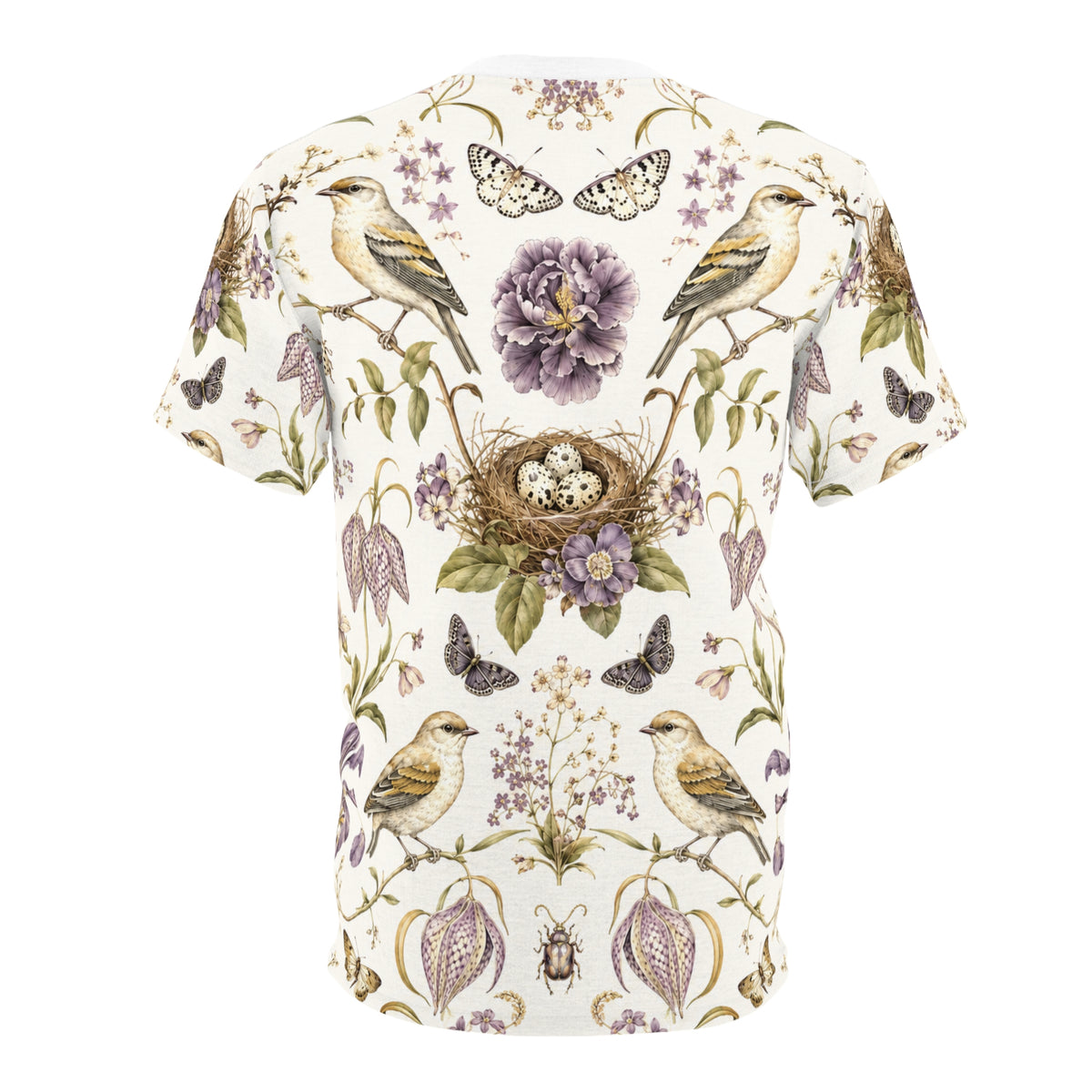 Botanical Bird's Nest Moon Milk T-Shirt