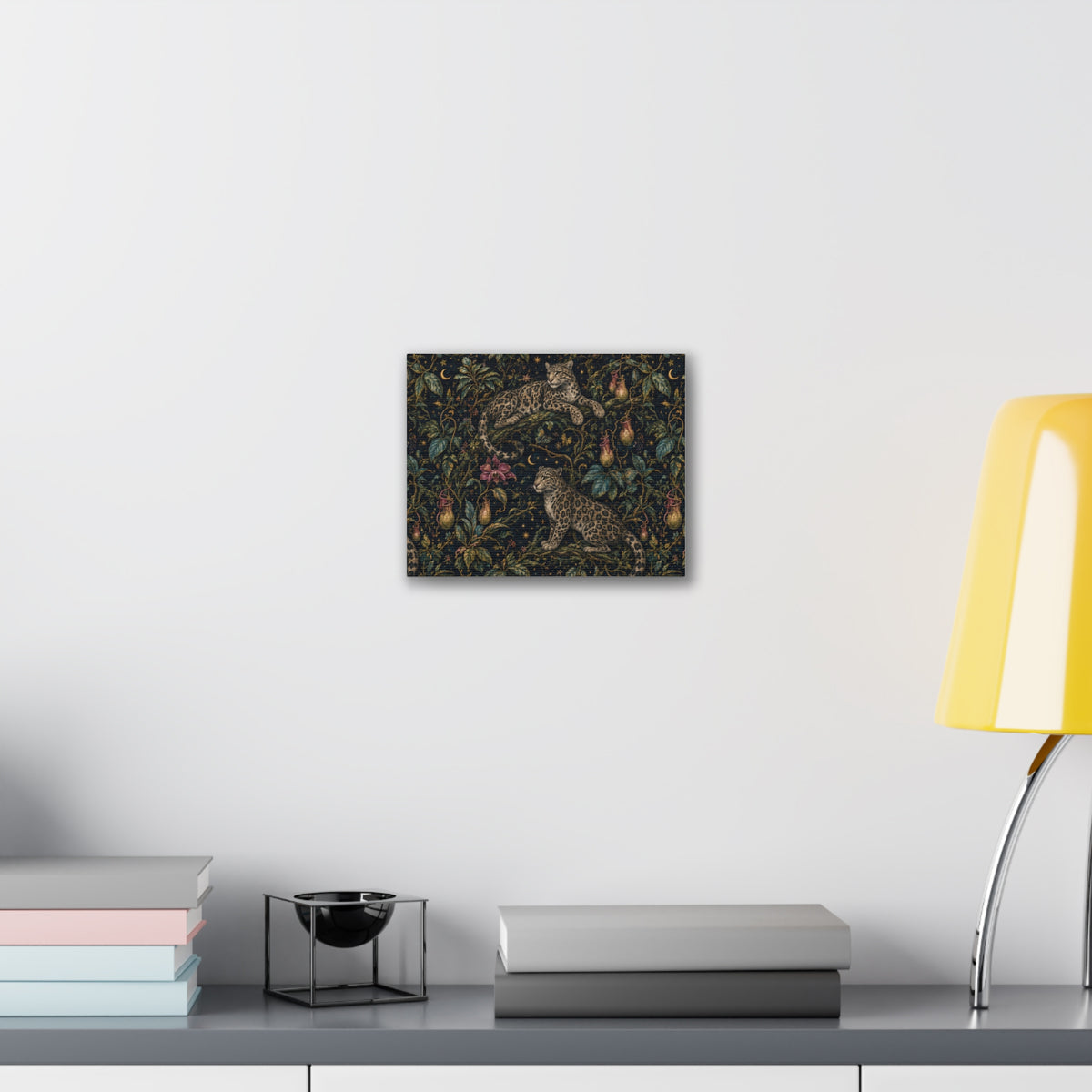 Cloud Leopard Reverie Nocturne Stretched Canvas