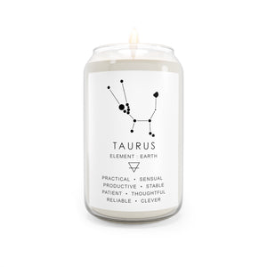 Taurus Zodiac Luxe Candle