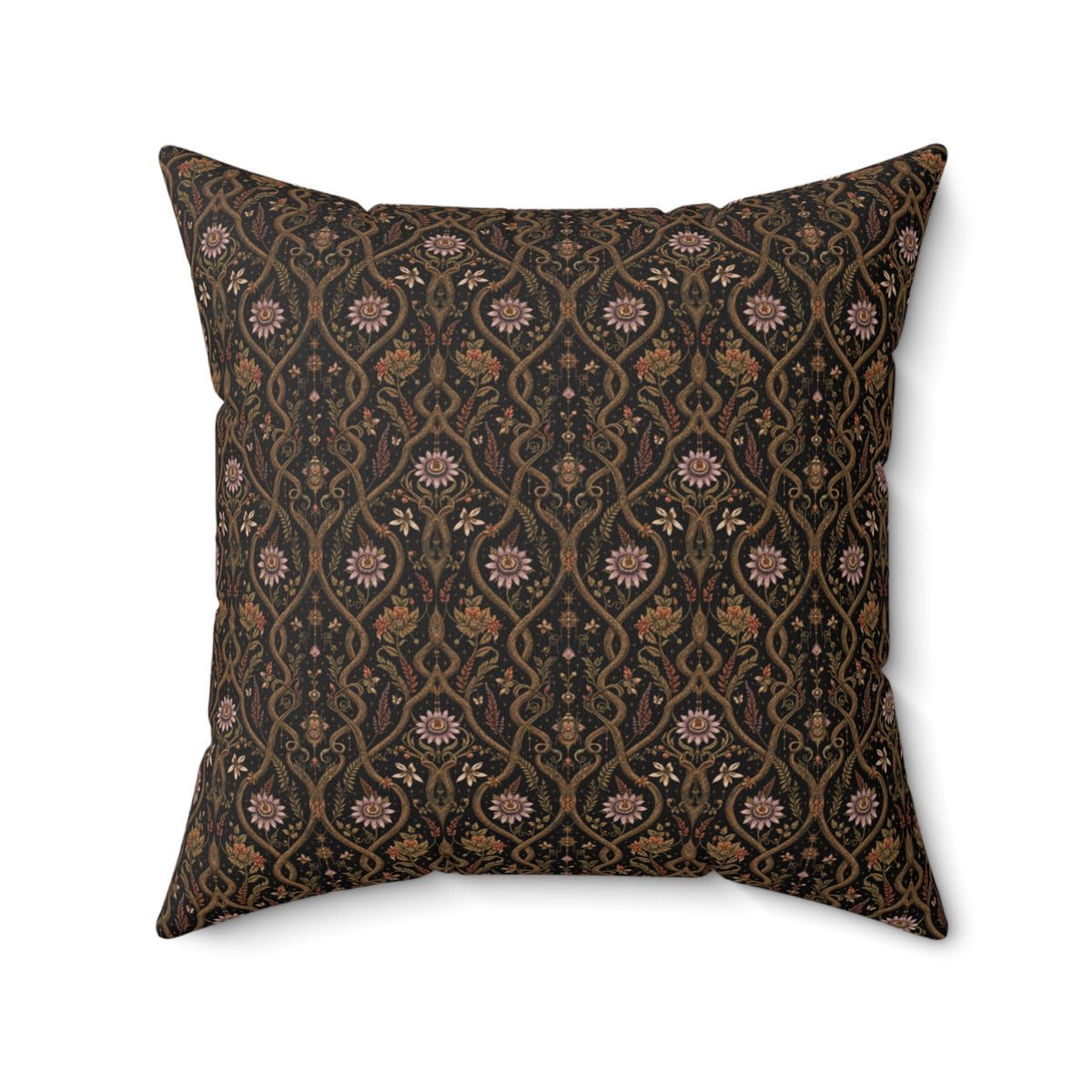 Serpent Conservatory Bronze Nocturne Decorative Pillow