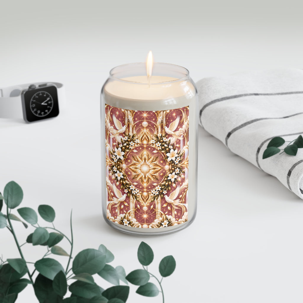 Divine Light Mandala Rose Dawn Luxe Candle
