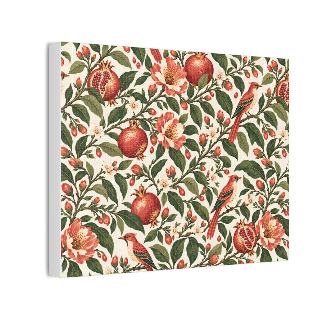 Gilded Orchard Moon Milk Stretched Canvas