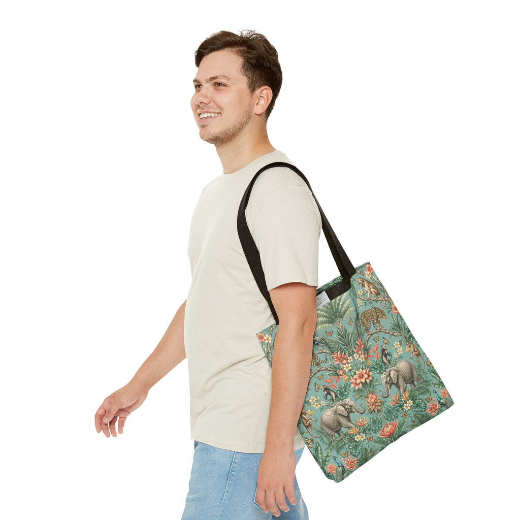 Mystic Jungle Verdigris Jungle Tote Bag