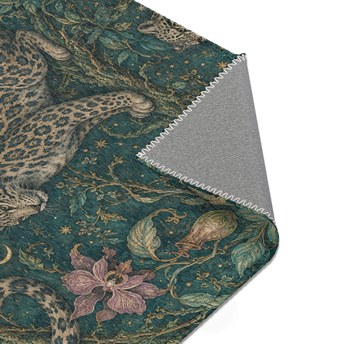 Cloud Leopard Reverie Verdigris Area Rug
