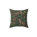Cloud Leopard Reverie Verdigris Decorative Pillow