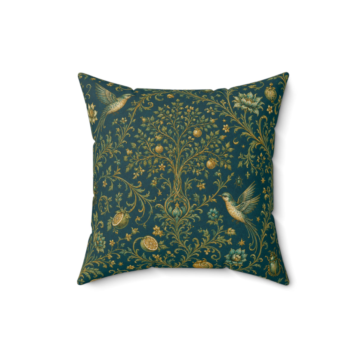 Sacred Canopy Verdigris Decorative Pillow