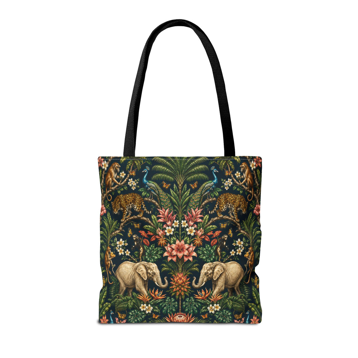 Mystic Jungle Midnight Jungle Tote Bag