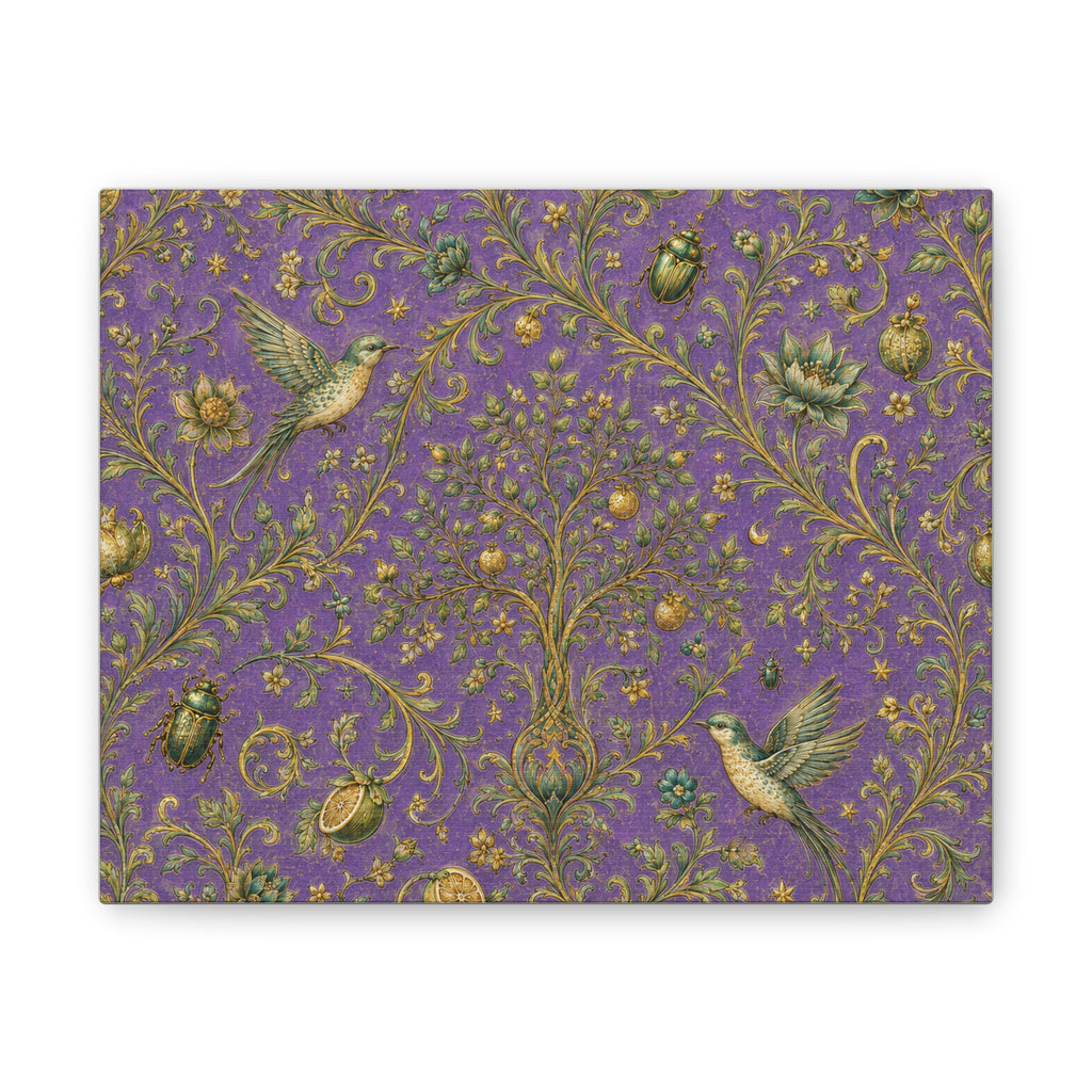 Sacred Canopy Amethyst Stretched Canvas