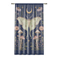 Luna Apothecary Indigo Window Curtain