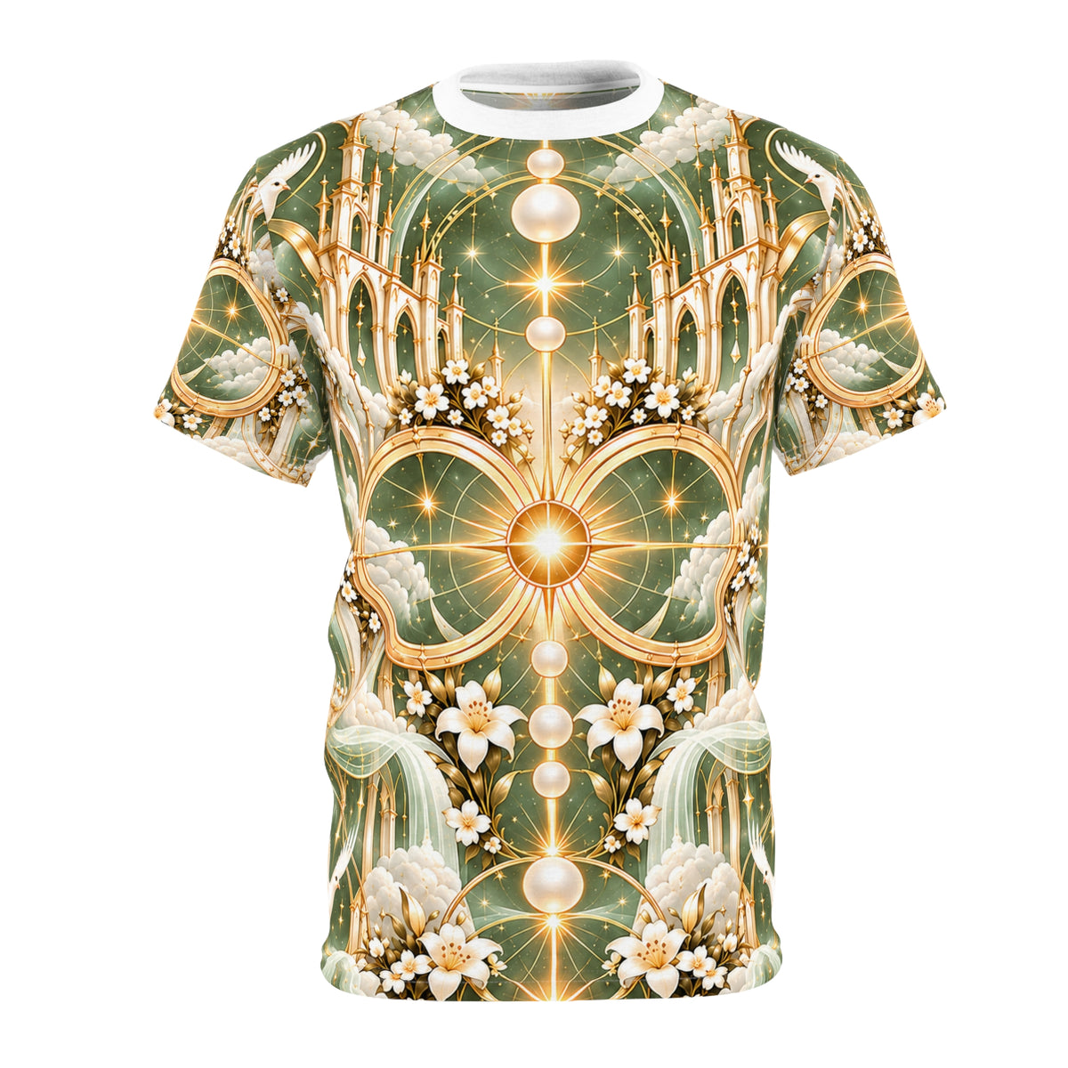 Cathedral of Light Sage Sanctuary All-over-print T-Shirt
