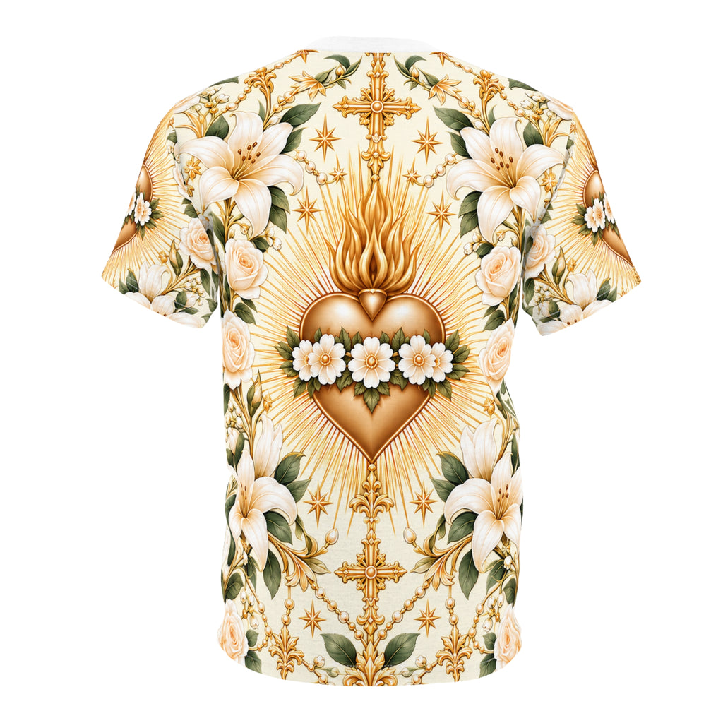 Immaculate Heart Ivory All-over-print T-Shirt