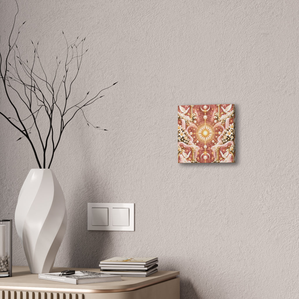 Cosmic Glory Twilight Rose 8-inch Canvas