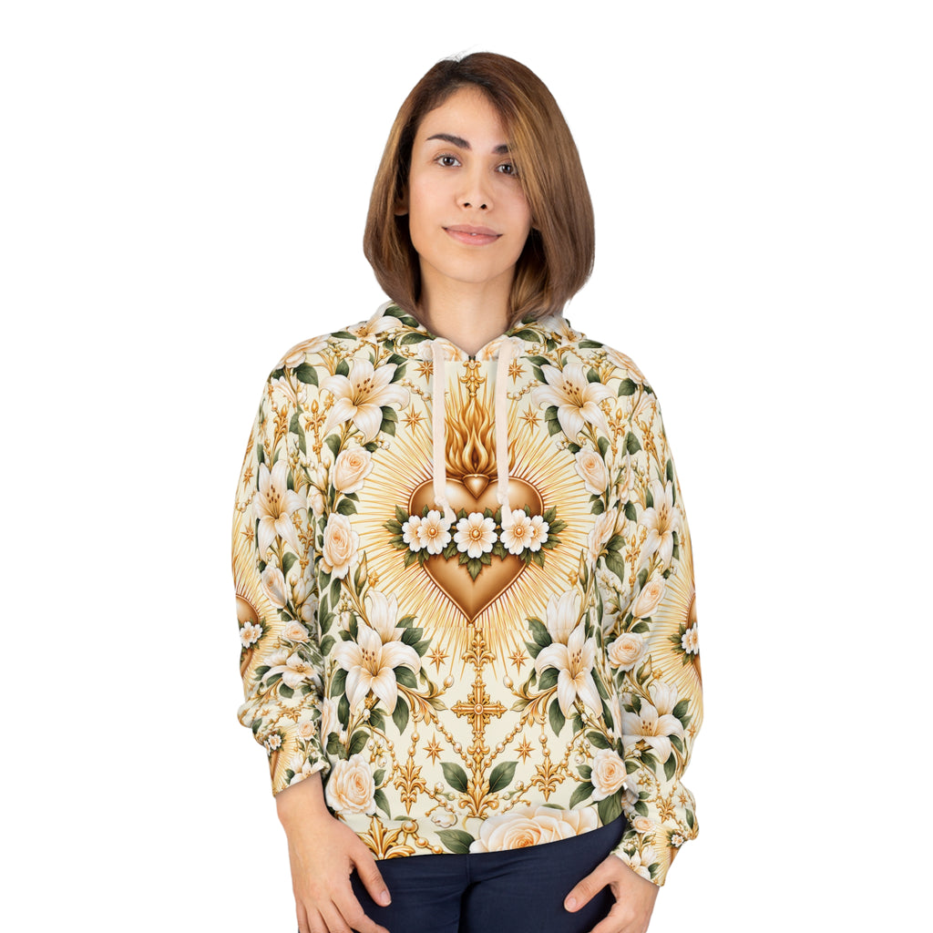 Immaculate Heart Ivory Pullover Hoodie