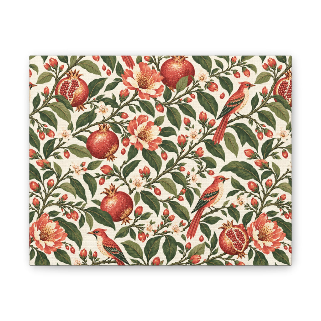 Gilded Orchard Moon Milk Stretched Canvas